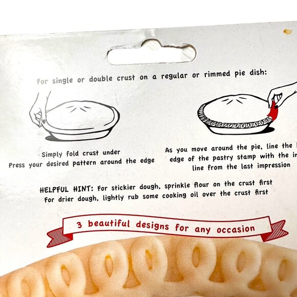 Talisman Designs Pie Pastry Baking Supplies Decorating Baking Lattice Cutter - Picture 4 of 15